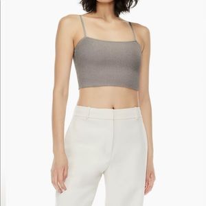 Babaton Sculpt Knit Cropped Cami Tank (S)